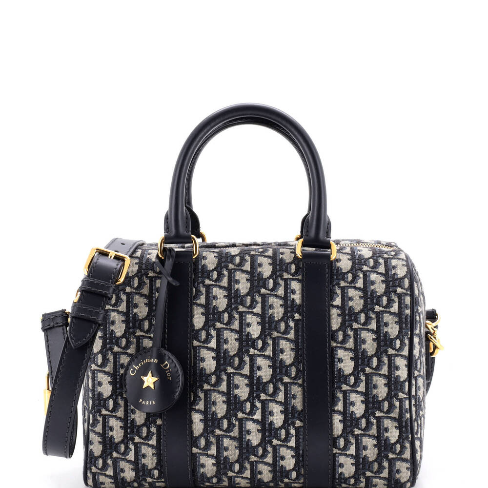 Christian Dior 25 Groove Convertible Bowling Bag